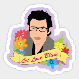 Let Love Blum Sticker